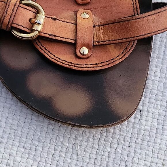 Giuseppe Zanotti brown short gladiator style sandals - Picture 8 of 8